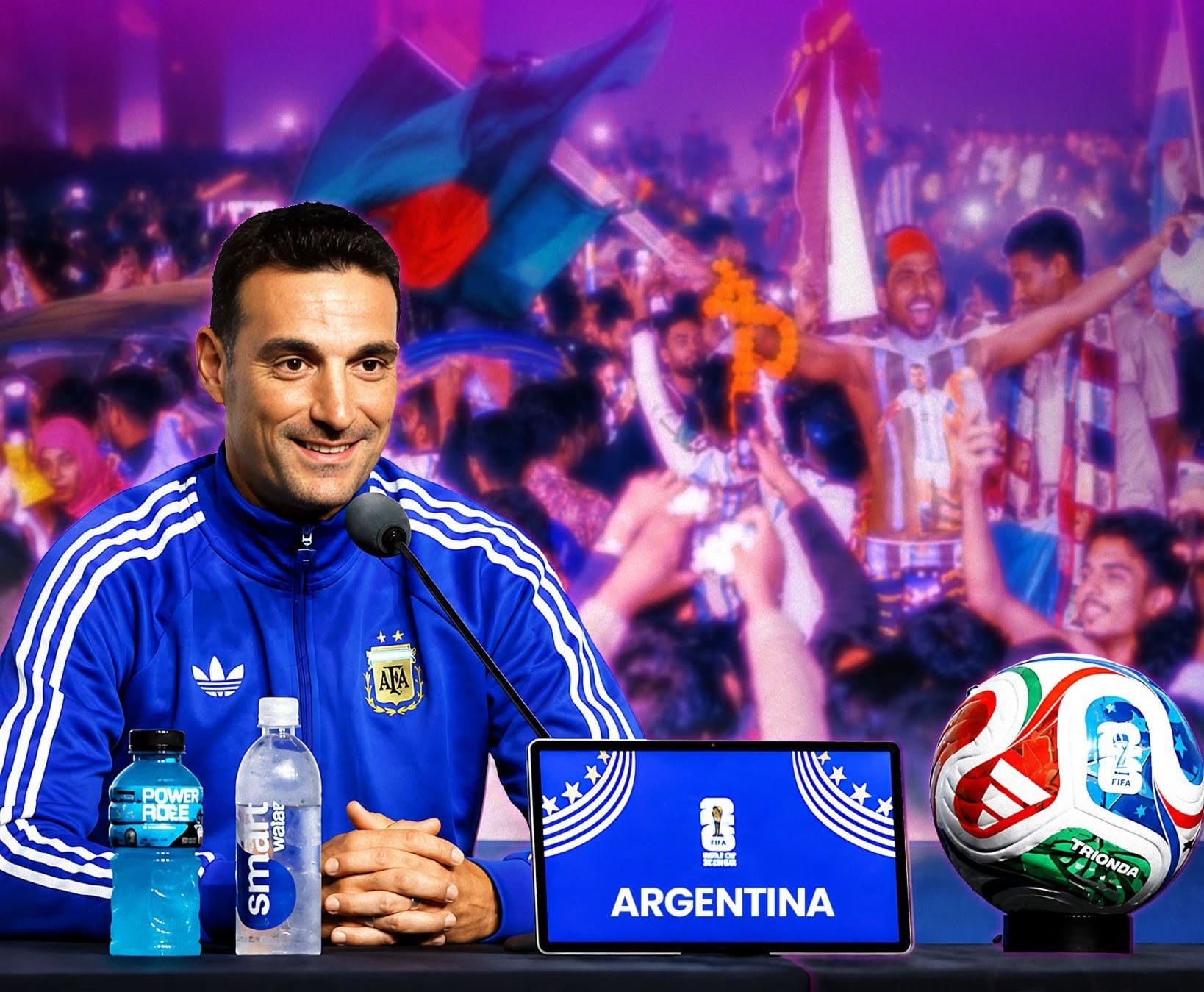 Scaloni Hopes to Bring Joy to Argentina Fans in Bangladesh